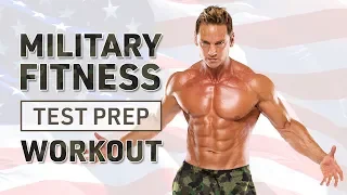 Military Fitness Test Prep Workout - Powered By AminoFast Ft David Morin