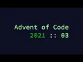 Advent of Code 2021 Golang - Day 3