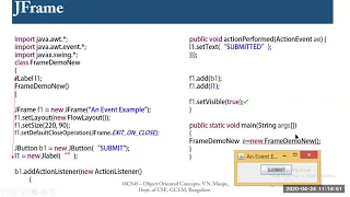 JFrame in Java