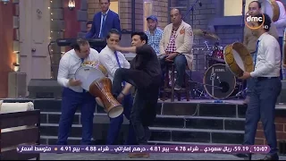 ده كلام سعد الصغير يوجه رسالة لأحد أصدقائه ويقدم وصلة طبل بلدي بطريقة جديدة 