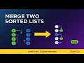 Merge Two Sorted Lists Step by Step Brute Force Optimized Coding Interview Prep