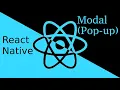 React-Native tutorial Modal popup