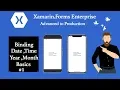 Xamrin Forms Binding Year Month Date Time