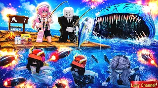 THỬ THÁCH 50 NGÀY SINH TỒN TRÊN BÈ GỖ Ở TAM GIÁC QU.Ỷ BẤT ỔN T2 | ROBLOX 50  Days on a raft