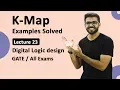 K Map in hindi 3 Variables K Map Examples in hindi Digital Logic GATE Lectures in Hindi