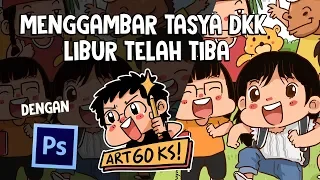 artgoks menggambar tasya dkk 