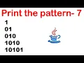 Nested for loop Pattern - 7