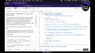 LeetCode 26 Remove Duplicates from Sorted Array FAANG Preperation