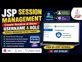 JSP Session Management with Username Role Secure Login Session Across All Pages