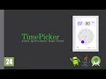 Android Bangla Tutorial 24 Time Picker Java Android App Development