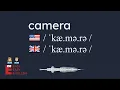 Download Lagu How to pronounce camera? US English UK English IPA Audio Waveform 👩👨 How to say camera?