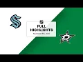 NHL Highlights | Kraken vs. Stars | November 09, 2025