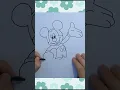 How to draw Mickey Mouse from Disney