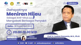 Talkshow Andi Academy: Dahsyatnya Meniran Hijau