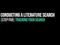 Download Lagu Conducting A Literature Search | Step Five: Tracking Your Search