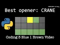 Coding 3Blue1Brown s Solving Wordle Using Information Theory In Python - No talking