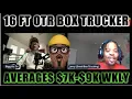 OTR Box Trucker Who Averages 7k-9k Weekly In A Small 16ft Gas Box Truck No Liftgate No Amazon