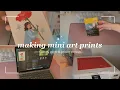 How I make mini art prints 4x6 inches at home canvas sizes paper types printer settings