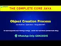Object Creation in Java Explained Scientifically Core Java in Telugu By Sadaq Sir
