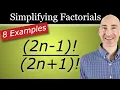 Simplifying Factorial Expressions
