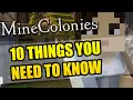 Minecolonies 10 THINGS I WISH I KNEW EARLIER