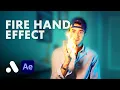 How to Create a Fire Hand Effect in After Effects VFX Tutorial