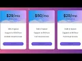 Make a Responsive Price Information Section Using HTML CSS