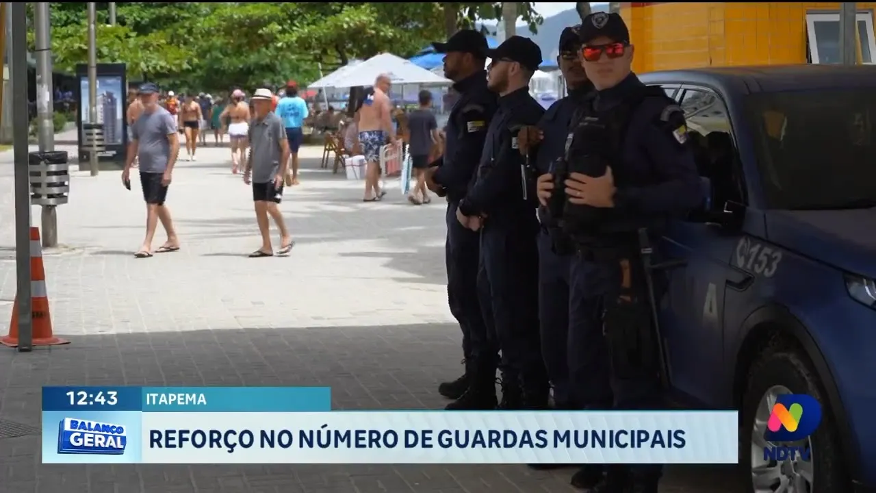Reforço no número de guardas municipais em Itapema