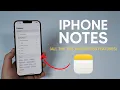 Lagu iPhone Notes App - All The Tips And Hidden Features!