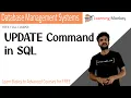 UPDATE Command in SQL Lesson 46 DBMS Learning Monkey