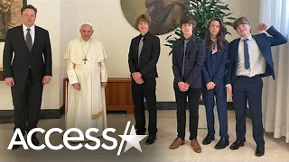 Elon Musk Meets The Pope In RARE Photo w 4 Of His Sons
