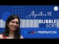 Bubble Sort Algorithm Concept Pseudocode Visualisation Space Time-Complexity Algorithms 101