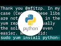 Fail during installation of Pillow Python module in Linux