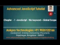 Advanced JavaScript - Chapter 1
