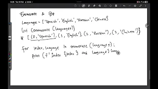 Python Enumerate and Zip Function