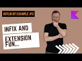 Kotlin Tutorial by Example - infix extension functions
