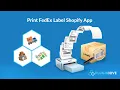 Print FedEx Labels Shopify App
