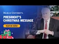 President Elsener s 2025 Christmas Message
