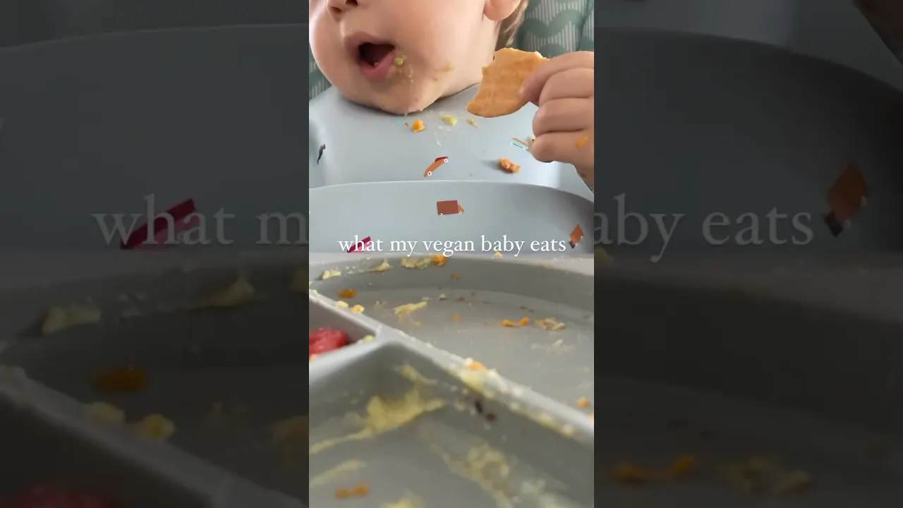 What My Vegan Baby Eats    hot for food #Shorts