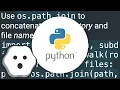 Python list directory subdirectory and files