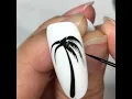 Nail Art Palm Trees