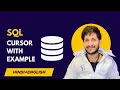 SQL Cursor in SQL Server Full Explanation with Example Hindi English