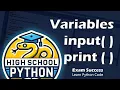 02 Python Exam Success Variables print and input