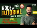 Node JS Tutorial in Hindi CRUD with File System Create Read Update Delete Files