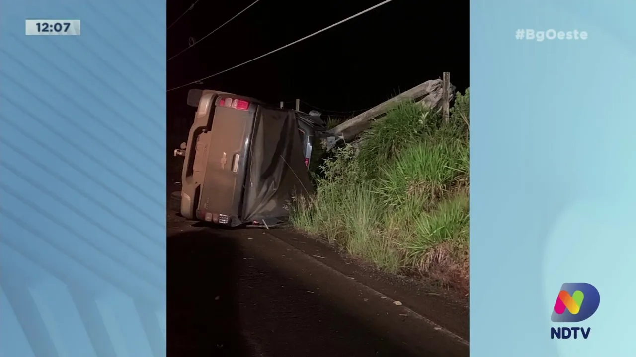 Campos Novos: Motorista bate em poste e não resiste aos ferimentos