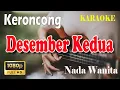 Lagu DESEMBER KELABU KERONCONG ll KARAOKE KERONCONG ll YUNI SHARA ll NADA WANITA FIS=DO