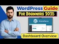 WordPress Tutorial for Beginners 2025 WordPress Dashboard Overview