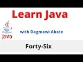 46 Learn Java with Dagmawi-Abate Type-classes Amharic