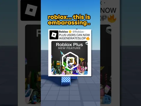 Roblox CANT Be Serious...