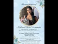 Lagu Celebrating the life of Kaelyn Alicia Fernandes on 20.12.25, Live Streaming 2.00 pm Onwards